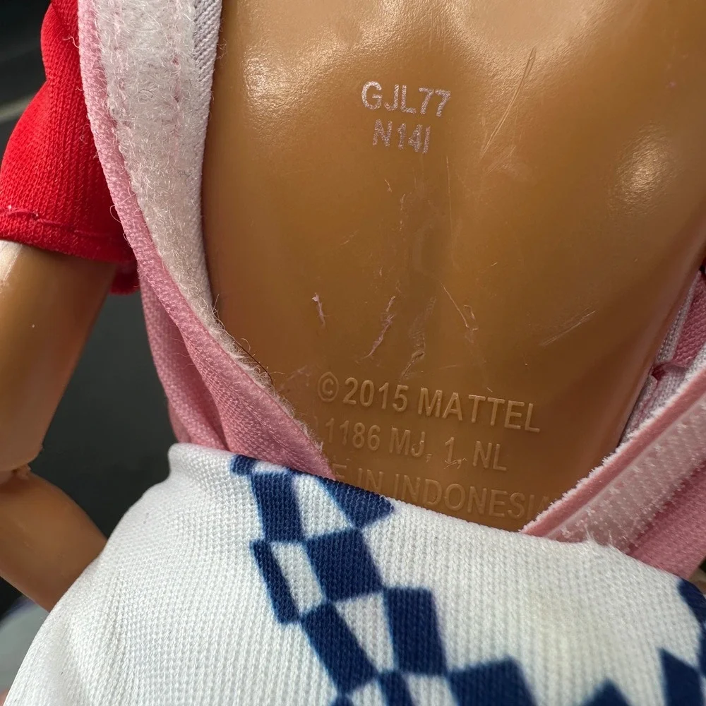 Mattel Barbie Doll Lot Tokyo Olympic Softball Cutie Reveal Light Up 4pc Bundle